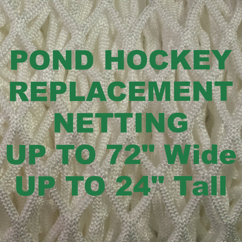Replacement Ice Hockey Net, 36" x 24" ADM U6 Mini-Mite size
