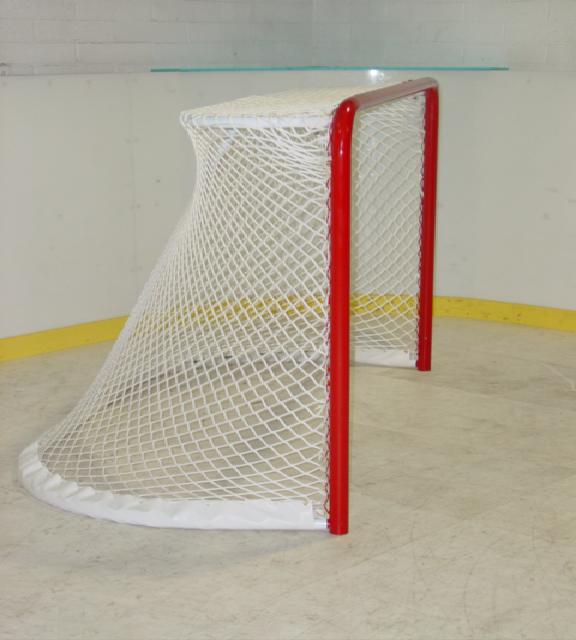 6' x 4' Ice Hockey Goal, Regulation, 2" Tournament style