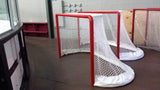 Ice Hockey goal fender on regulation nets