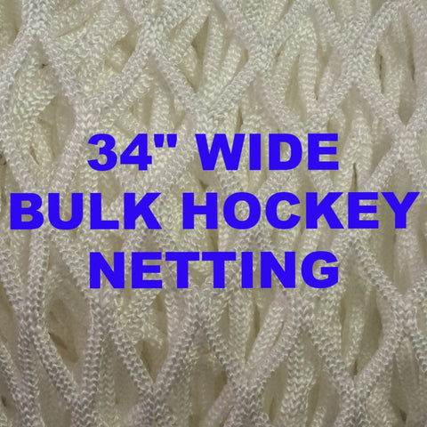 6' x 4' Replacement Ice Hockey Net, Trimmed, fits 44" deep- 20" Top Shelf