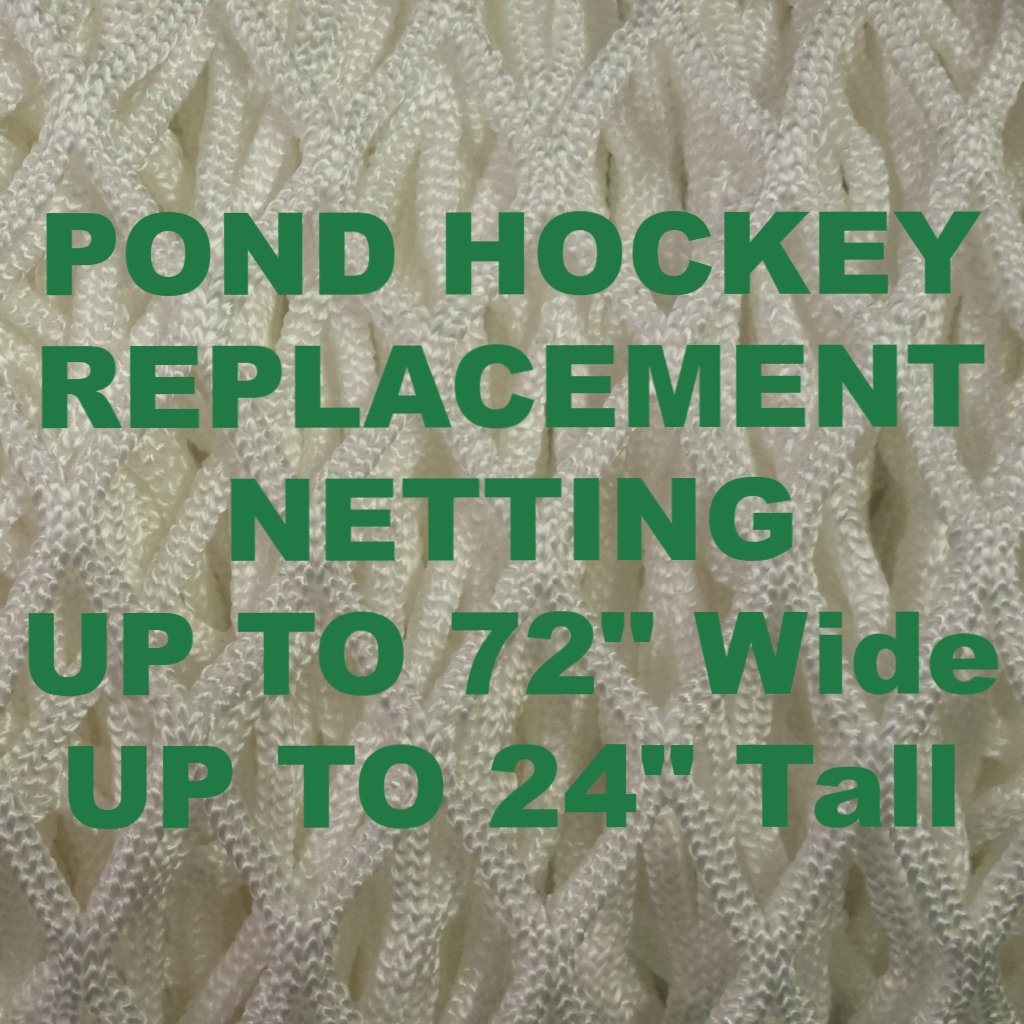 Pond hockey replacement netting