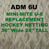 ADM 6U replacement hockey netting