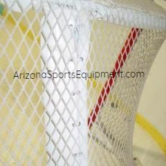 Hockey net center bar pad